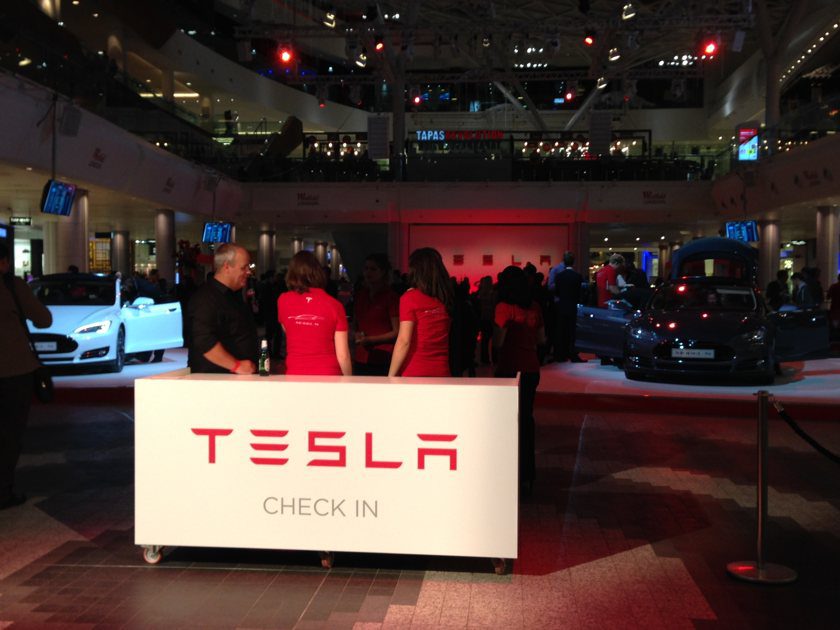 Tesla launch party