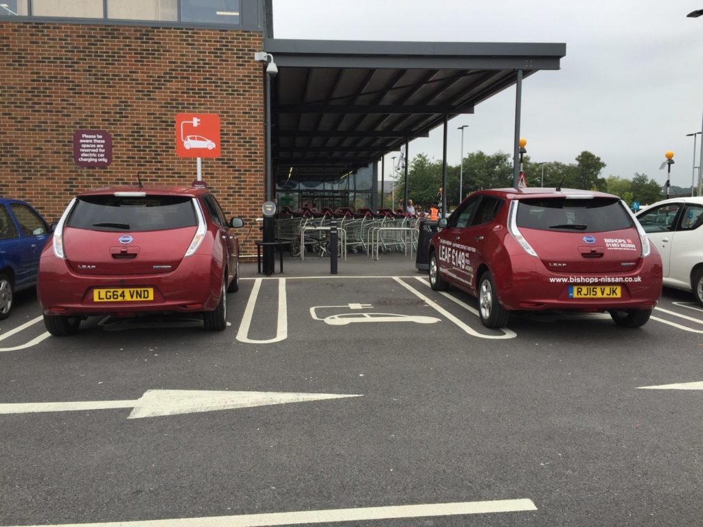 Nissan Leaf Charging