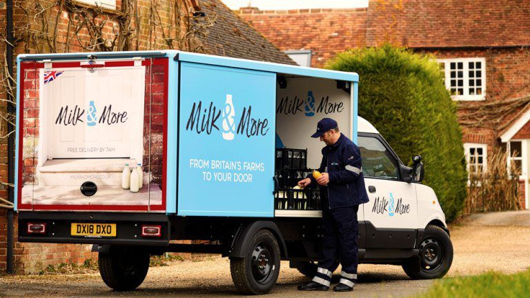 milk and more ev van