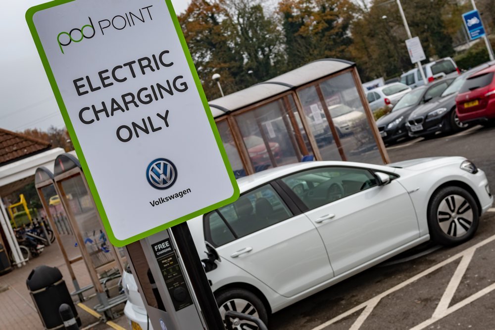 Volkswagen and Tesco EV only