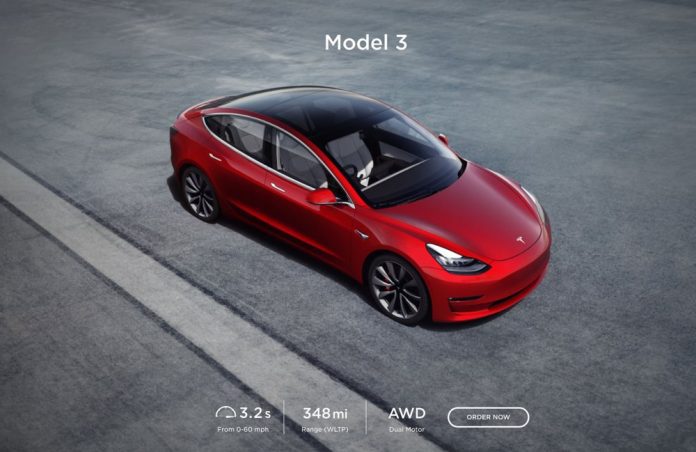 tesla model 3