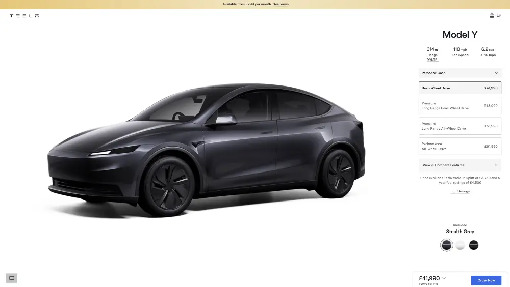 tesal model y feb1 2026